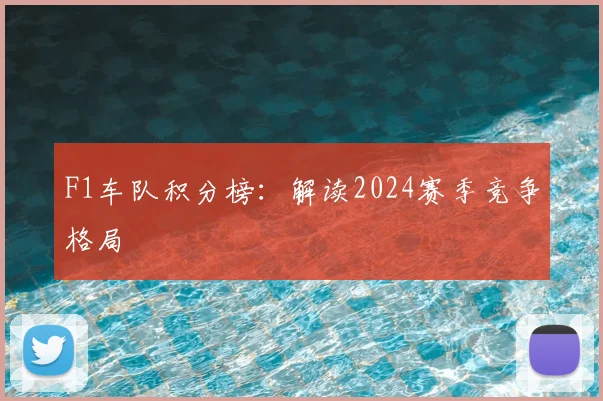 F1车队积分榜：解读2024赛季竞争格局